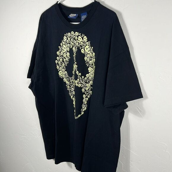 💀👻 Movie SCREAM Ghost Face Skulls Glow in the Dark Horror Tee 2XL - PERFECT! - Picture 4 of 7
